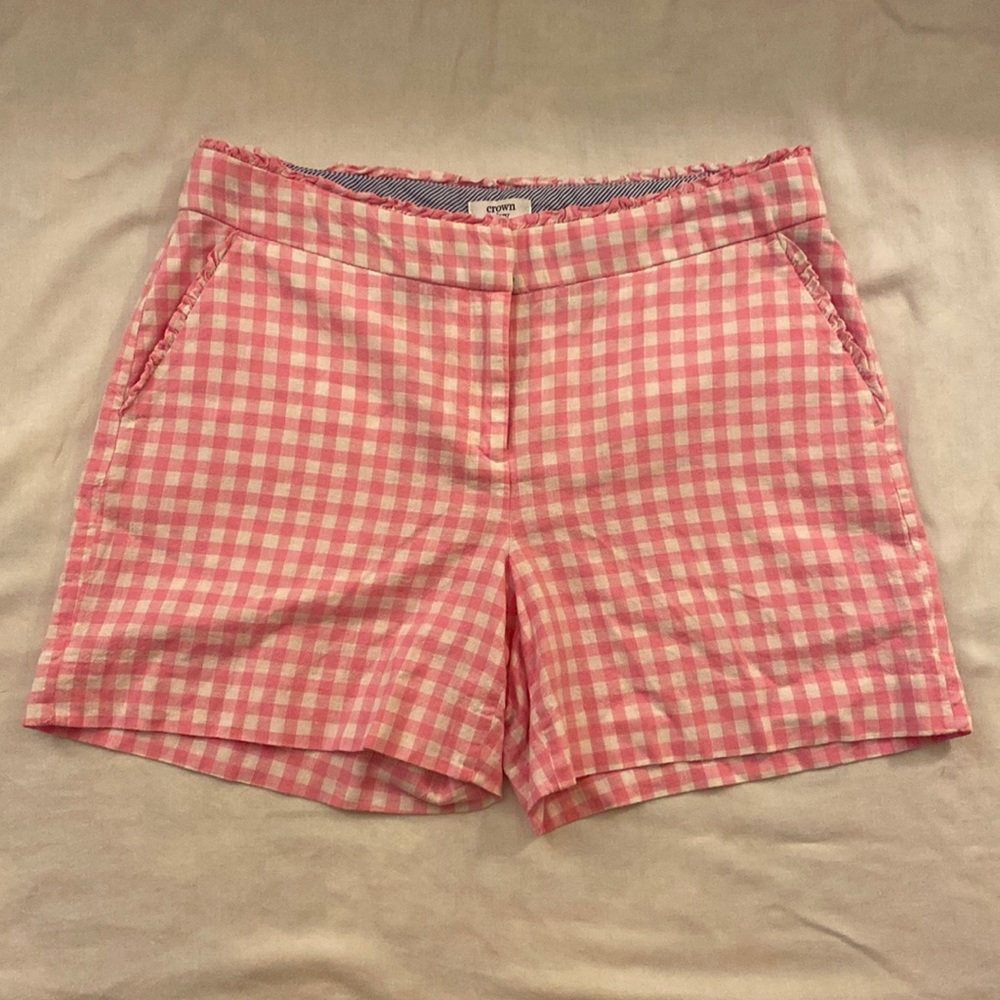Crown and Ivy Gingham Shorts (5inch)